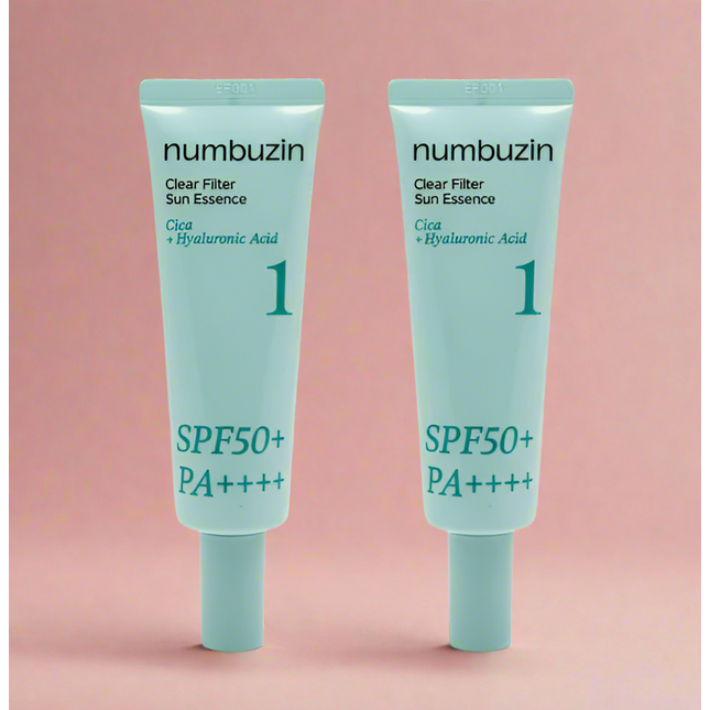 numbuzin No. 1 Pure-full Calming Water Sunscreen SPF50 PA++++ 50mL + 50mL Duo Set