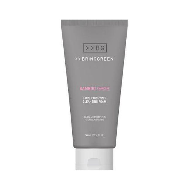 BRINGGREEN Bamboo Charcoal Pore Purifying Cleansing Foam 300ml