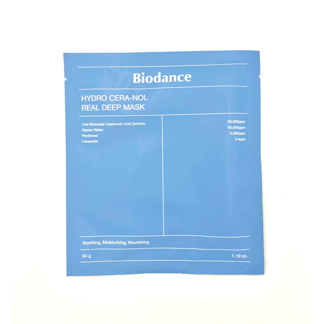 BIODANCE Hydro Cera-Nol Real Deep Mask Sheet 1P