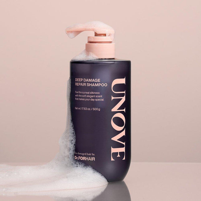 UNOVE Deep Damage Repair Shampoo 500g (protein ampoule shampoo)