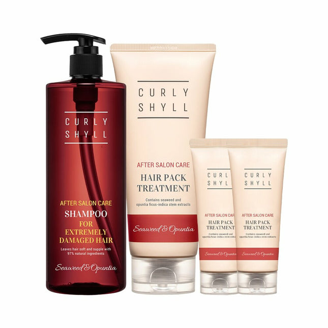 CURLYSHYLL After Salon Care Damage Repair Shampoo 500g Special Set (+Treatment 160mL)