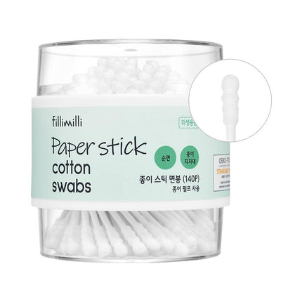 Fillimilli Paper Stick Cotton Swabs (140p)