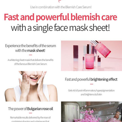 isoi Bulgarian Rose Blemish Care Mask Sheet