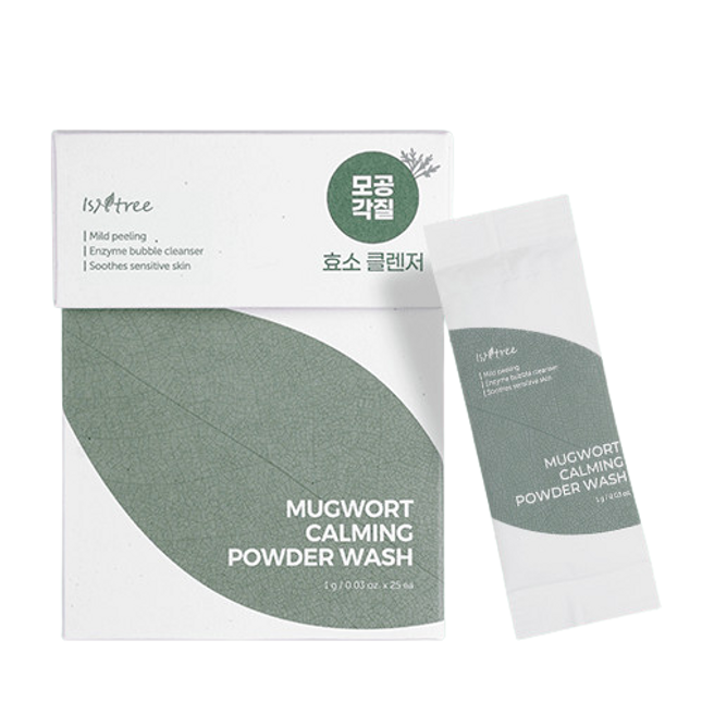 Isntree Mugwort Calming Powder Wash 1g*25ea
