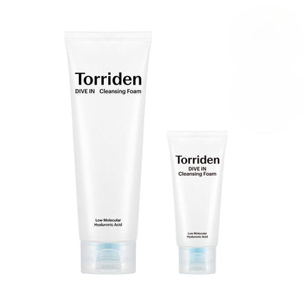 Torriden Dive-In Low Molecule Hyaluronic Acid Cleansing Foam 150mL Special Set (+30mL)