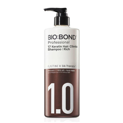 Silk Therapy Bio Bond 17 Keratin Hair Clinic Shampoo Rich 450mL