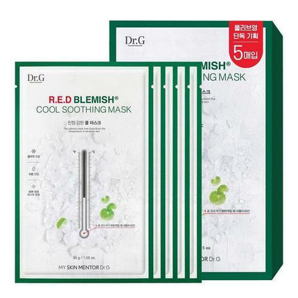 Dr.G Red Blemish Cool Soothing Mask Sheet 5 Sheets