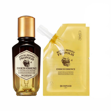 SKINFOOD Royal Honey Propolis Enrich Essence 50mL + Refill Special Set