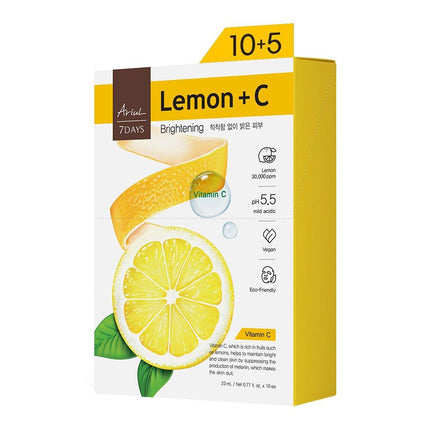 ARIUL 7 Days Mask Sheet Lemon C_10+5