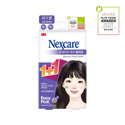 ★2021 Awards★Nexcare Easy Pick Blemish Patch Relief 68 Count 1+1