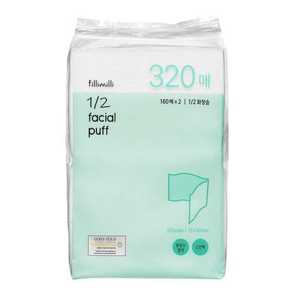 Fillimilli 1/2 Facial Puff 320 Pieces