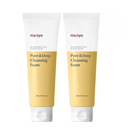 ma:nyo Pure & Deep Cleansing Foam 120ml Volume Up 2-for-1 Set