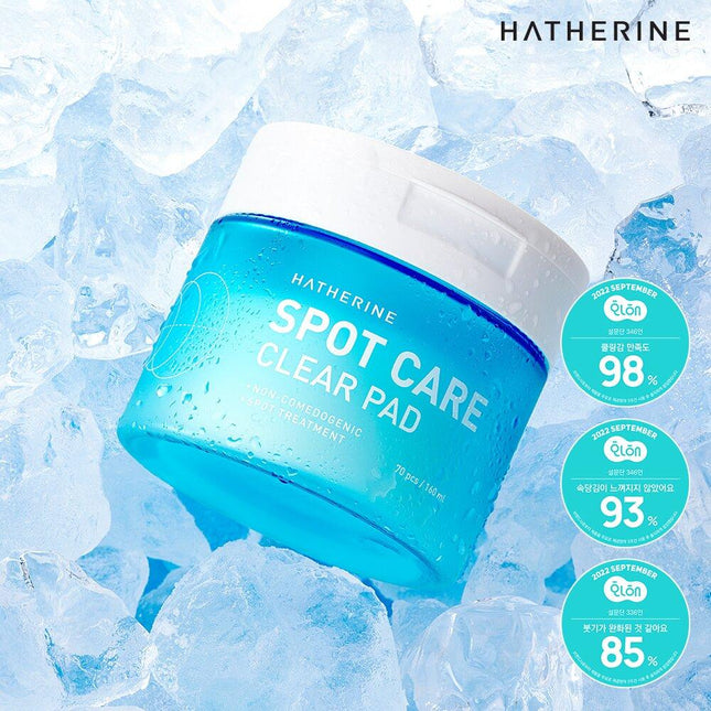 HATHERINE Spot Care Clear Pad 70 Pads (160mL)