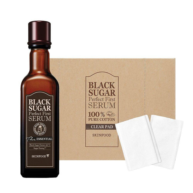 SKINFOOD Black Sugar Perfect First Serum The Essential Special Set (+Clear Pad)