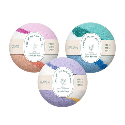 ROUND A'ROUND Fizzy Sound Bath Bomb 150g