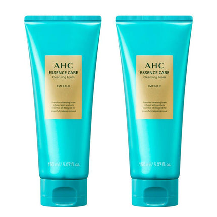 AHC Essence Care Cleansing Foam Emerald Duo Set