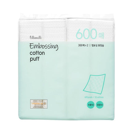 Fillimilli Embossing Cotton Puff (600P)