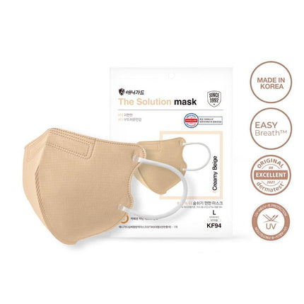 ANYGUARD The Solution Mask KF94 Bird Beak Type Large 1 pcs Beige