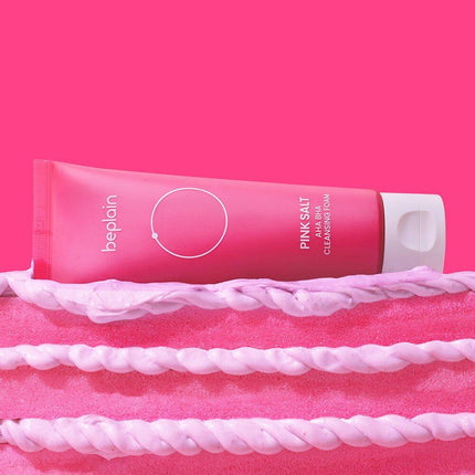 beplain Pink Salt AHA BHA Cleansing Foam