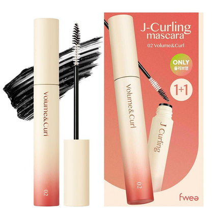 fwee J Curling Mascara 1+1 Special Set