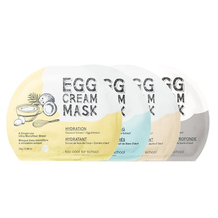 too cool for school Egg Cream Mask Sheet