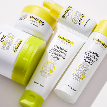 Charmzone Ginkgo Shield 5 Calming Solution Pad 90ea