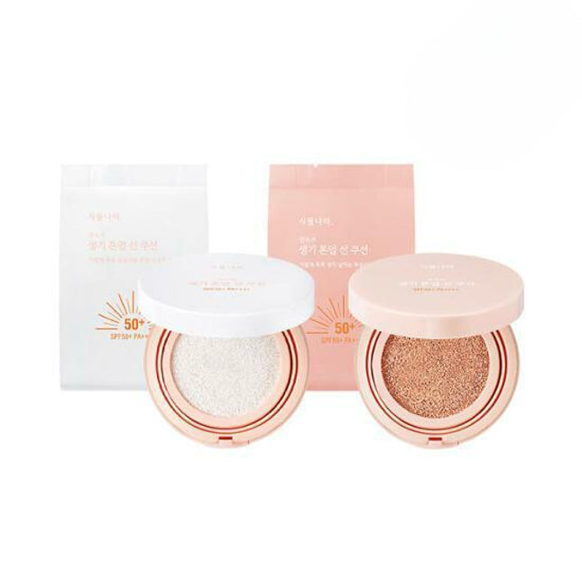 Shingmulnara Oxygen Water Tone Up Sun Cushion Special Set with Refill 2 Colors