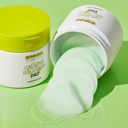 Charmzone Ginkgo Shield 5 Calming Solution Pad 90ea