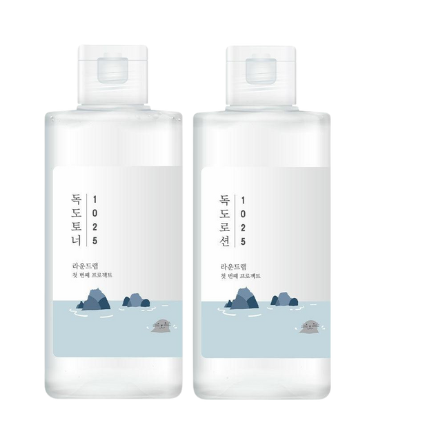 ROUND LAB 1025 Dokdo Toner 200mL + Lotion 200mL Special Set