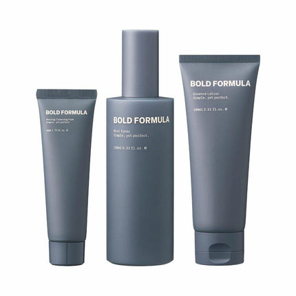 BOLD FORMULA Mist Toner / Essence Lotion Set (+Shving Cleansing Foam 50mL)