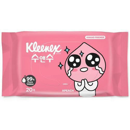 Kleenex Wet Wipes 20 Sheets Kakao Friends