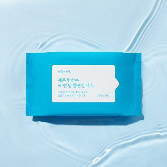 Shingmulnara Jeju Sparkling Water Quick & Deep Cleansing Tissue 20 Sheets