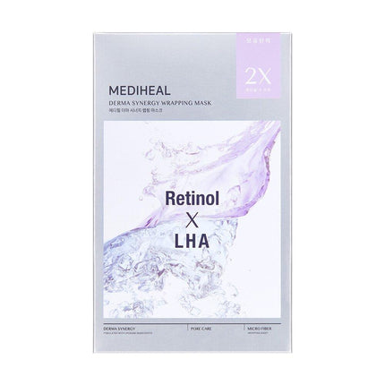 MEDIHEAL Derma Synergy Wrapping Mask Sheet (Moisture Care / Pore Care / Blemish Care) 4P 3 Options To Choose