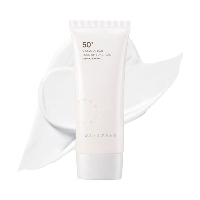WAKEMAKE Vegan Clean Tone Up Sun Cream SPF50+/PA++++ 50mL