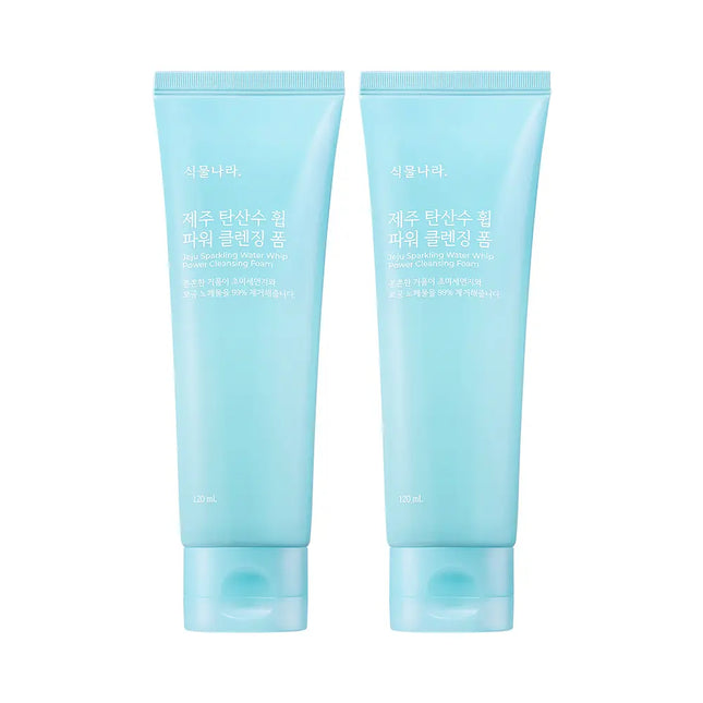 Singmulnara Jeju Sparkling Water Power Whip Cleansing Foam Double Pack 120ml+120ml