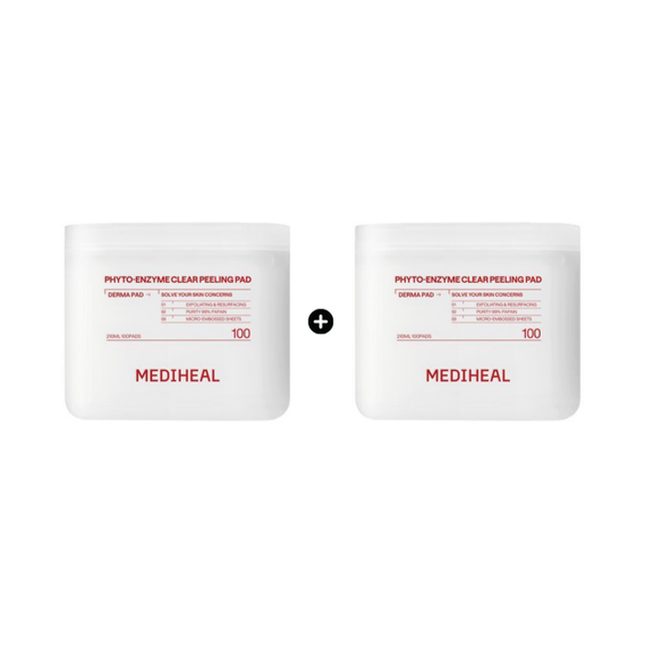 MEDIHEAL Phyto-Enzyme Clear Peeling Pad 100P Double Pack