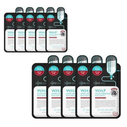 MEDIHEAL W.H.P White Hydrating Black Mask Sheet EX 10P