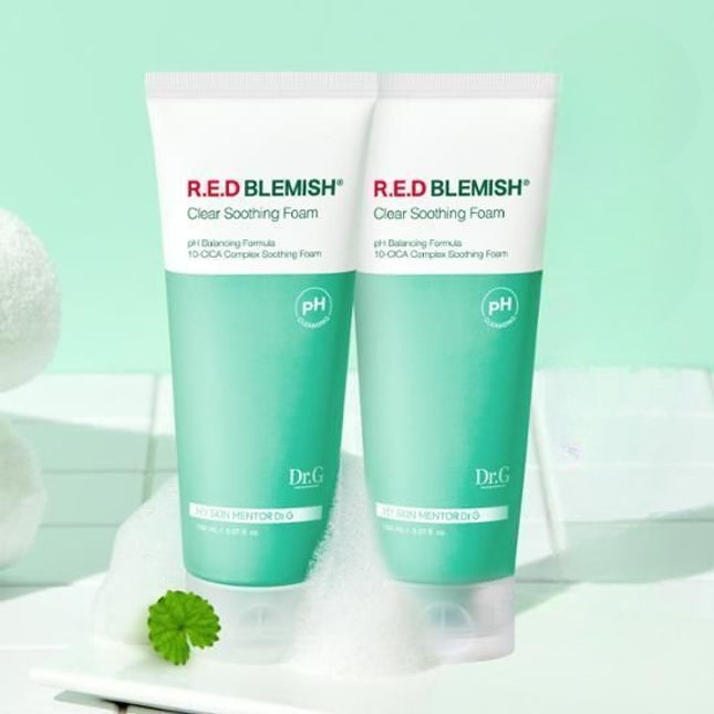 Dr. G pH Cleansing Red Blemish Clear Soothing Foam Duo Set (150mL+150mL)