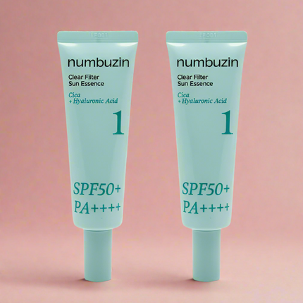 numbuzin No. 1 Pure-full Calming Water Sunscreen SPF50 PA++++ 50mL + 50mL Duo Set