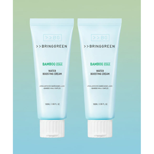 BRINGGREEN Bamboo Hyalu Water Boosting Cream 100mL Double Pack