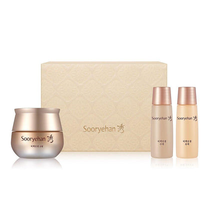 Sooryehan Bichaek Ginseng Cream Special Set (Cream 30mL + Toner 25mL + Emulsion 25mL)