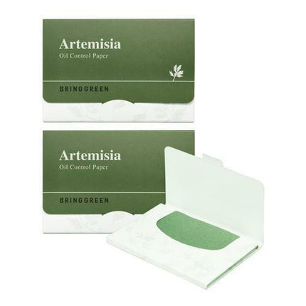 BRINGGREEN Artemisia Oil Control Paper 70 Sheets x 2-Pack