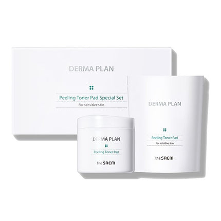 The Saem Derma Plan Peeling Toner Pad 70p   Refill 50p Special Set