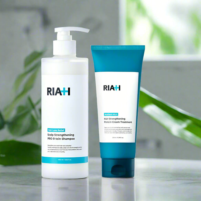 RIAH Hair Loss Relief Pro R-tein Shampoo 400mL + Treatment 200mL Special Set