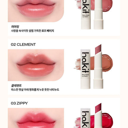 HAKIT Bare Dewy Lip Balm Choose 1 out of 4 options