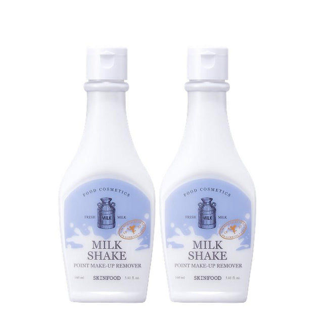 SKINFOOD Milk Shake Point Makeup Remover Double Pack (160ml+160ml)
