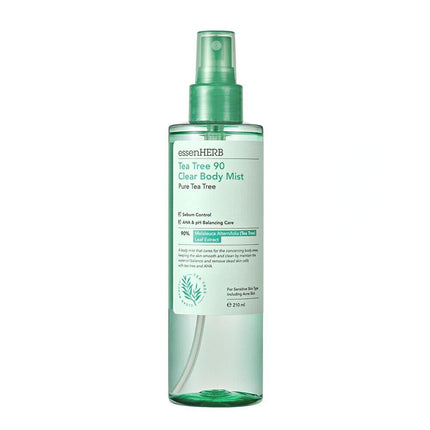 essenHERB Tea Tree 90 Clear Body Mist 210mL