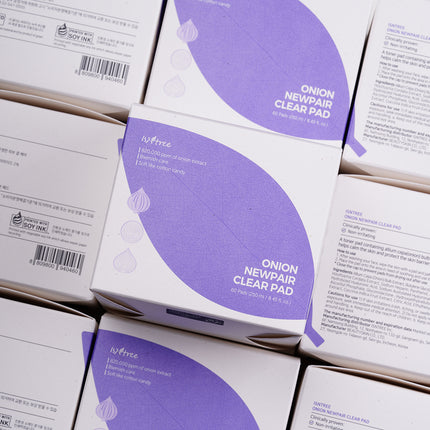 Isntree Onion New Fair Clear Pad 250ml, 60pcs