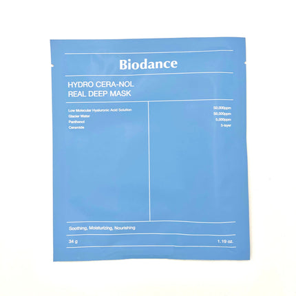 BIODANCE Hydro Cera-Nol Real Deep Mask Sheet 4P