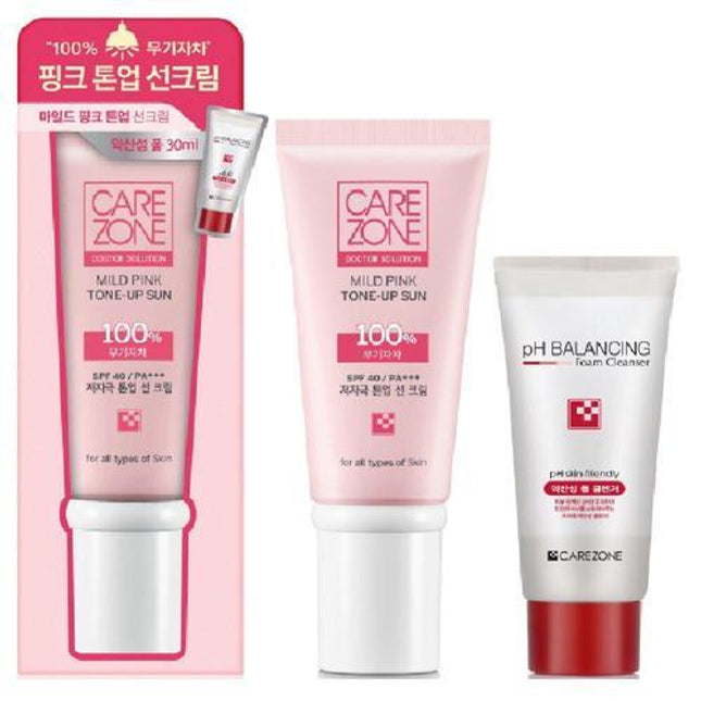 CARE ZONE Doctor Solution Mild Pink Tone Up Sun Special Set